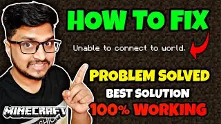 How To Fix Unable To Connect To World Minecraft PE | Fix unable to connect to world minecraft pe