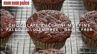 Easy Gluten Free Chocolate Zucchini Muffins