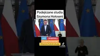 Podejrzane studia Szymona Hołowni. #szymonhołownia #studia#nius #polityka