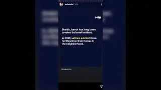 Bella Hadid on Sheikh Jarrah Palestine