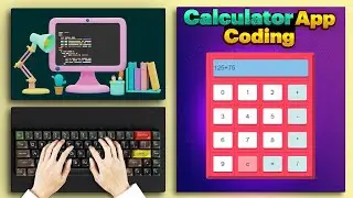 ASMR Programming - Calculator App Coding with HTML , CSS and JavaScript || Not Talking