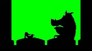 Timon And Pumbaa Interrupt 4 Green Screen (1.33_1 Standard Full Frame)