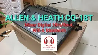 Allen & Heath CQ-18T, Mixer Digital 18in/8out dengan Layar 7" Multitouch