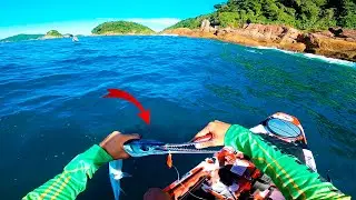 ESSE PEIXE DEU UM SHOW NO MAR | Pescaria de Caiaque.