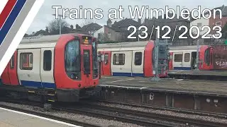 Trains at Wimbledon 23/12/2023