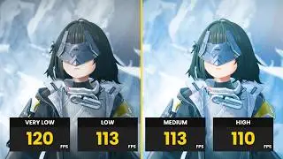 Arknights: Endfield | All Settings | RX 6600 FPS Results