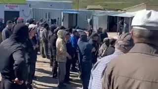 Спецназ не ушел, протесты в Маралды продолжаются, приехали жители соседних сел. 9.05.2024.