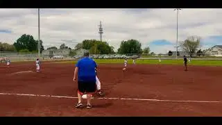 Great way to start the game and Tournament.  Smash in 2 RBI to take the lead.