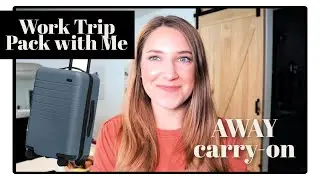 PACK WITH ME in the AWAY CARRY ON | Calpak Cosmetics & Backpack Too! | MAGGIE'S TWO CENTS