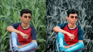 Lightroom amazing raineffect editing||rain daypic||#Lightroom||picsart editing||SCREATION||#trending