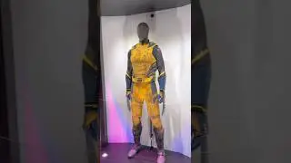 Screen used #Deadpool & #Wolverine, #theacolyte  #CaptainAmerica and #TVA suits on display @ #sdcc