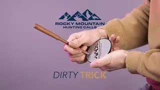 How to use a aluminum pot and call surface for turkey hunting Dirty Trick  Rocky Mountain game calls