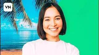How to remove green screen background from video on vn video editor