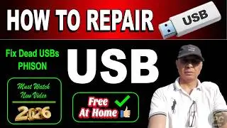 How to Repair a Dead USB Without Data Loss | How to Repair Phison USB ✔️