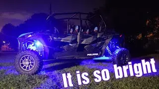 turning wrenchs Ep 1 lets install some rock lights! (2019 RZR turbo 4)