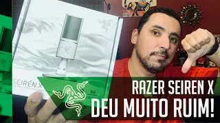 Não recomendo: Razer Seiren X Mercury - Deu muito Ruim!