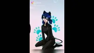 Леди Баг и Супер-Кот песня чёрная я кошка😻♥❇😍