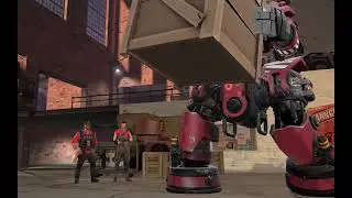 TF2 Mech moving a crate animation (Gmod/TF2)