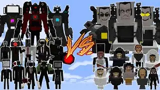 NEW SKIBITOI vs SKIBIDI TOILET - SKIBITOI V.19.1 | MINECRAFT PE BATTLE