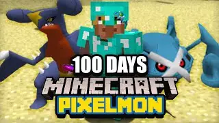 I Spent 100 DAYS on PIXELMON (again)