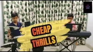 CHEAP THRILLS DRUM AND KEYBOARD COVER