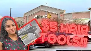 AMAZINGLY CHEAP HAIR TOOLS AT WALMART!! | WALMART HIDDEN CLEARANCE