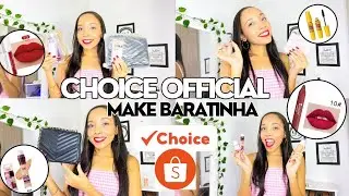 COMPRINHAS DE MAKE BARATA DA SHOPEE | Choice Official Shop