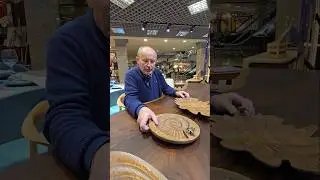 Декор природных форм из массива дерева 