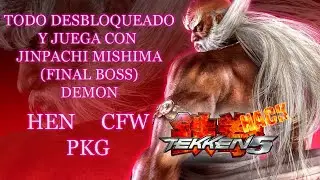Jinpachi Mishima Desbloqueado En El Juego De PS2