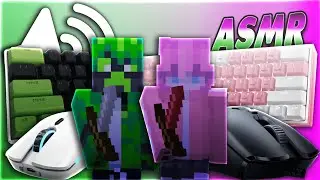 Keyboard + Mouse Sounds w/@CREEPERGAMING2006 | Cubecraft Eggwars Duo ASMR