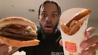 burger king double whopper mukbang!
