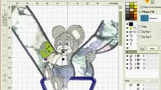 Embird Studio. 03a mouse body
