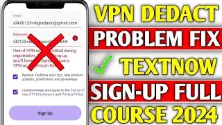 Textnow login problem 2024 | textnow account create full Method | How to create textnow account 2024