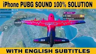 iPhone Pubg mobile sound final solution | pubg low sound problem solution by Bilal Umar