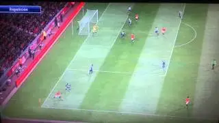 Gol volea 5 | PES 2015 | A. Young