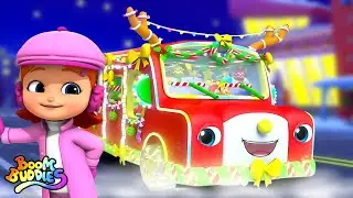 Boom Buddies -  Bánh Xe Trên Xe Buýt Giáng Sinh + Hơn Thế Nữa Vần điệu Mầm Non Cho Trẻ Em