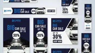 Single slide animated gif banner ads - after effects project #19