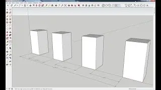 SketchUp 2017 - Duplicate Array Linear