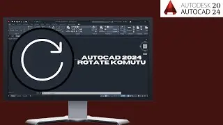 AutoCAD 2024 - Rotate Komutu