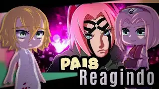 Reagindo rap da Sakura "Esforço e dedicação"[Funkeira de konoha]||pais do time 7||{gacha}(Naruto)