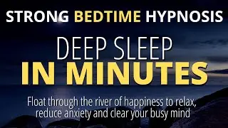 Sleep Hypnosis For Deep Sleep | Fall Asleep Fast (VERY STRONG) | Dark Screen