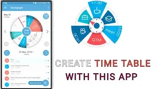 Sectograph. Day & Time Planner | how to find sectograph day | how to create sectograph for study,