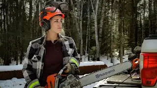 preparing for hard times // working on my property, food storage, saw maintenance