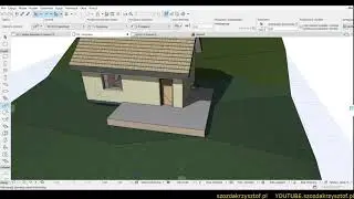 praca z terenem archicad - jak robić teren w archicad