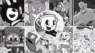 All Cuphead bosses and endings with Ms. Chalice on vintage mode (DLC included/Expert/ S rank)