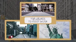 Top 10 Must Visit Cities in the USA - A Travelers Guide in 2023! #travel #traveling #travelvlog