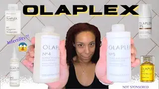 I tried Olaplex 0 - 7 for the first time on my natural 3c 4a hair + Olaplex & Infertility!