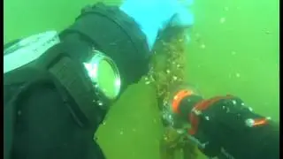 Чистка дрелью цепи.