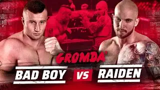 GROMDA 3: Denis BAD BOY Załęcki vs RAIDEN. Krwawe i brutalne KO. CAŁA WALKA