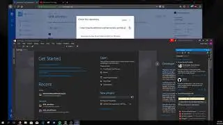 How to clone a bitbucket repository straight into VS2017